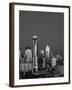 Space Needle at Dusk, Seattle, Washington, USA-Adam Jones-Framed Premium Photographic Print