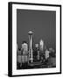 Space Needle at Dusk, Seattle, Washington, USA-Adam Jones-Framed Premium Photographic Print