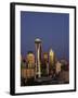 Space Needle at Dusk, Seattle, Washington, USA-Adam Jones-Framed Photographic Print