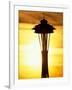 Space Needle at Sunset, Seattle, Washington, USA-Paul Souders-Framed Photographic Print