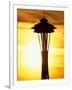 Space Needle at Sunset, Seattle, Washington, USA-Paul Souders-Framed Photographic Print