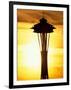 Space Needle at Sunset, Seattle, Washington, USA-Paul Souders-Framed Photographic Print