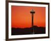 Space Needle at Sunset, Seattle, Washington, USA-David Barnes-Framed Photographic Print