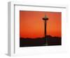 Space Needle at Sunset, Seattle, Washington, USA-David Barnes-Framed Photographic Print