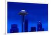 Space Needle Heights-Steve Gadomski-Framed Photographic Print