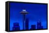 Space Needle Heights-Steve Gadomski-Framed Stretched Canvas