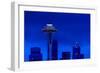 Space Needle Heights-Steve Gadomski-Framed Photographic Print