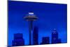 Space Needle Heights-Steve Gadomski-Mounted Photographic Print