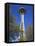 Space Needle, Seattle Center, Seattle, Washington State, United States of America, North America-Richard Cummins-Framed Stretched Canvas