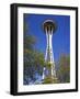 Space Needle, Seattle Center, Seattle, Washington State, United States of America, North America-Richard Cummins-Framed Photographic Print