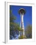 Space Needle, Seattle Center, Seattle, Washington State, United States of America, North America-Richard Cummins-Framed Photographic Print