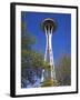 Space Needle, Seattle Center, Seattle, Washington State, United States of America, North America-Richard Cummins-Framed Photographic Print