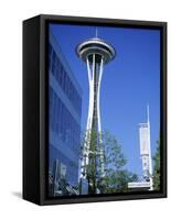 Space Needle, Seattle, Washington State, USA-J Lightfoot-Framed Stretched Canvas