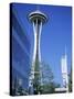 Space Needle, Seattle, Washington State, USA-J Lightfoot-Stretched Canvas