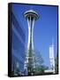 Space Needle, Seattle, Washington State, USA-J Lightfoot-Framed Stretched Canvas