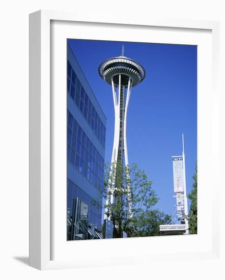 Space Needle, Seattle, Washington State, USA-J Lightfoot-Framed Photographic Print