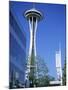 Space Needle, Seattle, Washington State, USA-J Lightfoot-Mounted Photographic Print