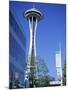 Space Needle, Seattle, Washington State, USA-J Lightfoot-Mounted Photographic Print