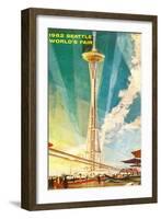 Space Needle, Seattle, Washington-null-Framed Art Print