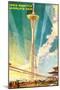 Space Needle, Seattle, Washington-null-Mounted Art Print