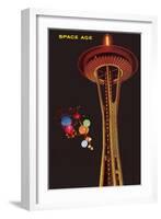 Space Needle, Seattle, Washington-null-Framed Art Print