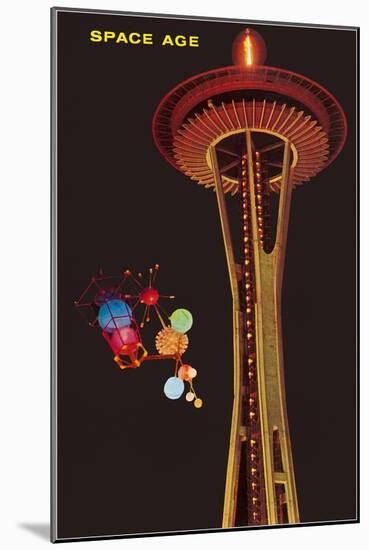 Space Needle, Seattle, Washington-null-Mounted Art Print