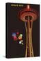 Space Needle, Seattle, Washington-null-Stretched Canvas