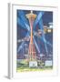 Space Needle, Seattle World's Fair-null-Framed Art Print