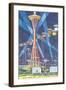 Space Needle, Seattle World's Fair-null-Framed Art Print