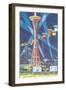 Space Needle, Seattle World's Fair-null-Framed Art Print