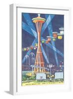 Space Needle, Seattle World's Fair-null-Framed Art Print