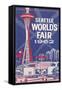 Space Needle, Seattle World's Fair-null-Framed Stretched Canvas