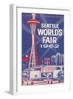 Space Needle, Seattle World's Fair-null-Framed Art Print