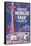 Space Needle, Seattle World's Fair-null-Framed Stretched Canvas