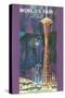 Space Needle, Seattle World's Fair-null-Stretched Canvas