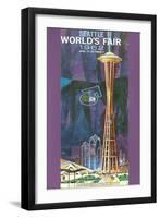 Space Needle, Seattle World's Fair-null-Framed Art Print