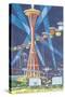 Space Needle, Seattle World's Fair-null-Stretched Canvas