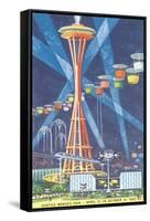 Space Needle, Seattle World's Fair-null-Framed Stretched Canvas