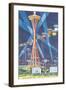 Space Needle, Seattle World's Fair-null-Framed Art Print