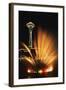 Space Needle Tower with Fountain, Seattle, Washington, USA-Paul Souders-Framed Photographic Print