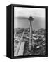 Space Needle-null-Framed Stretched Canvas