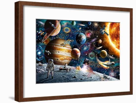 Space Odyssey-Adrian Chesterman-Framed Art Print