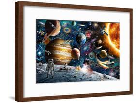 Space Odyssey-Adrian Chesterman-Framed Art Print