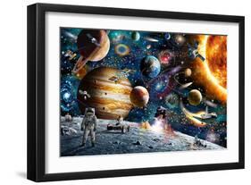 Space Odyssey-Adrian Chesterman-Framed Art Print