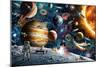 Space Odyssey-Adrian Chesterman-Mounted Premium Giclee Print