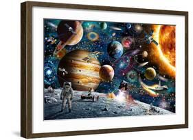 Space Odyssey-Adrian Chesterman-Framed Art Print