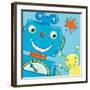 Space Pals I-Sophie Harding-Framed Giclee Print