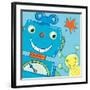 Space Pals I-Sophie Harding-Framed Giclee Print