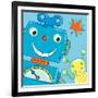 Space Pals I-Sophie Harding-Framed Giclee Print