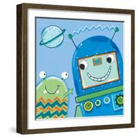 Space Pals II-Sophie Harding-Framed Giclee Print